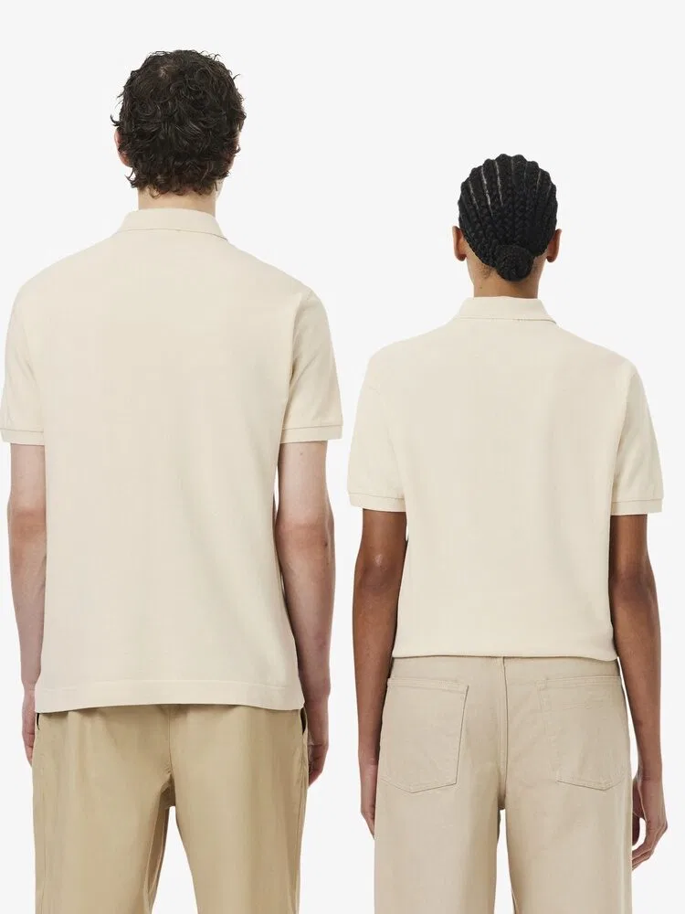 Футболка поло с графическим принтом Roland Garros LACOSTE, Beige — фото 3