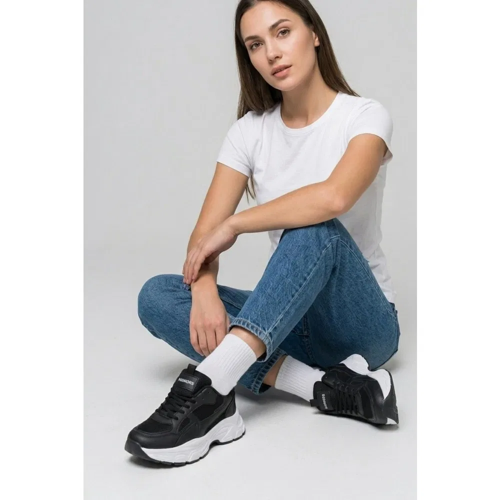 Детские спортивные кроссовки на шнуровке с легкой подошвой 5252 Papuç Sepeti — фото 2