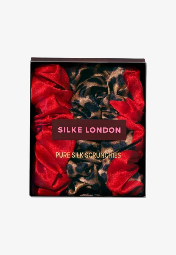 Резинки для волос Silke - аксессуар для укладки волос Silke London, красный — фото 2