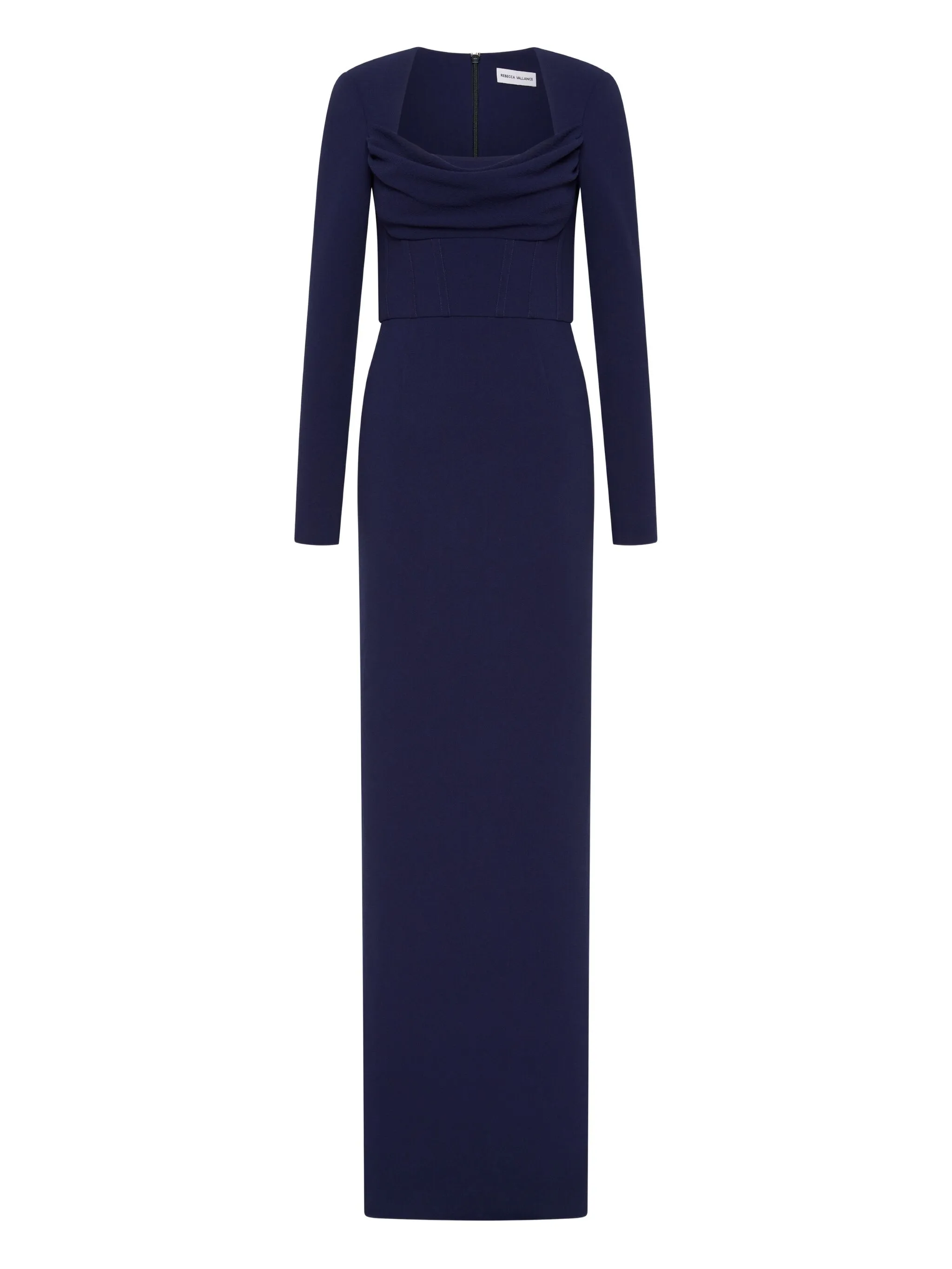 

Платье Nemy с длинными рукавами Rebecca Vallance, синий