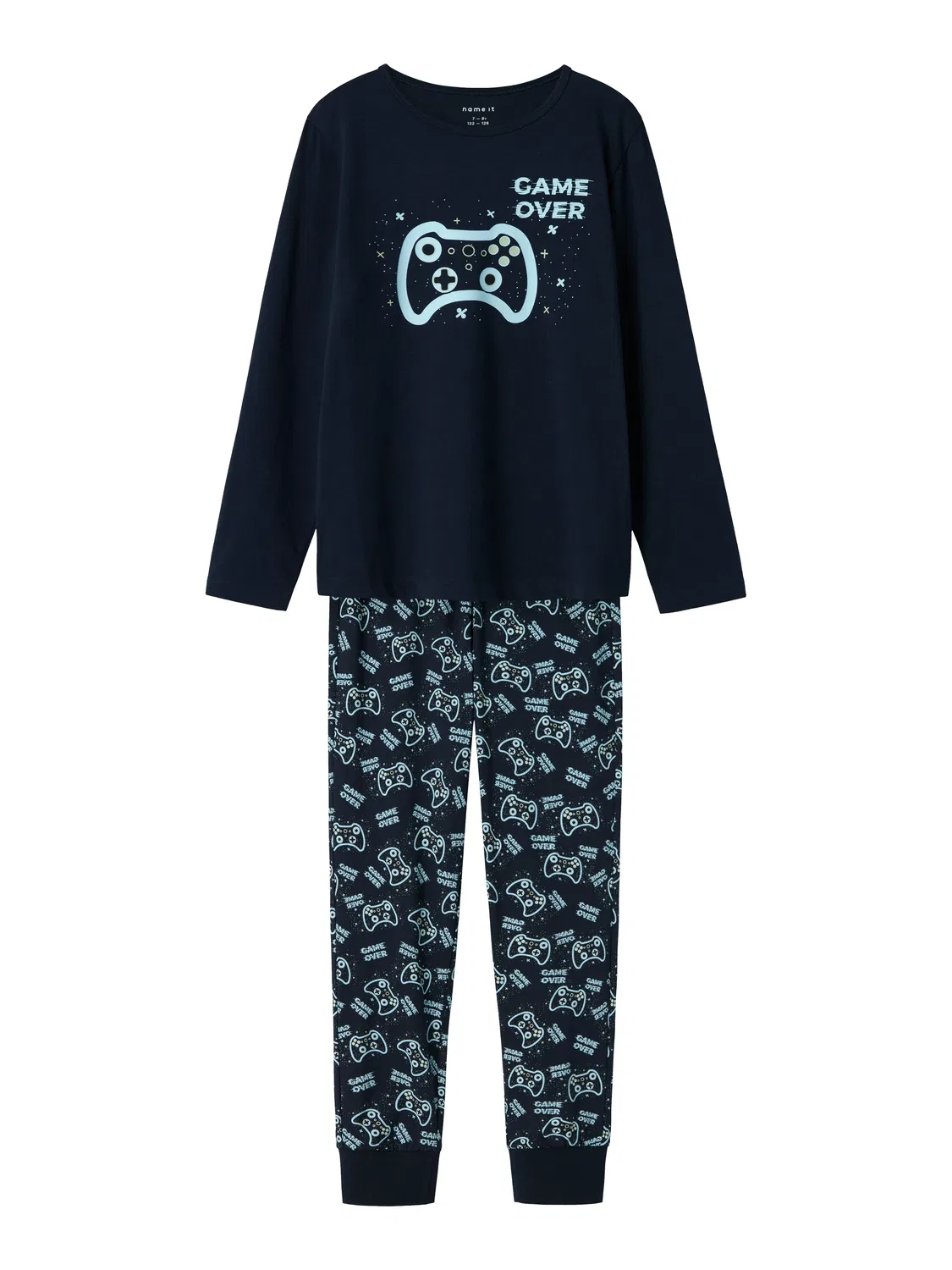 Пижама с принтом Game Over Name It, синий