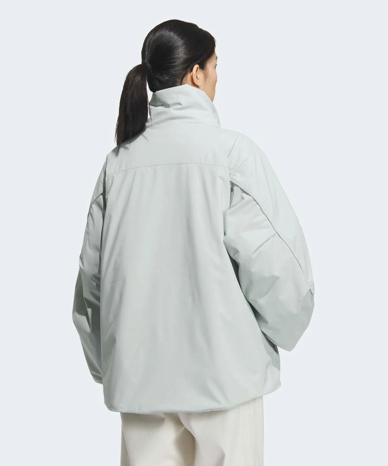 Женская куртка свободного кроя с наполнителем STADIUM CHROME Adidas, Grey — фото 2