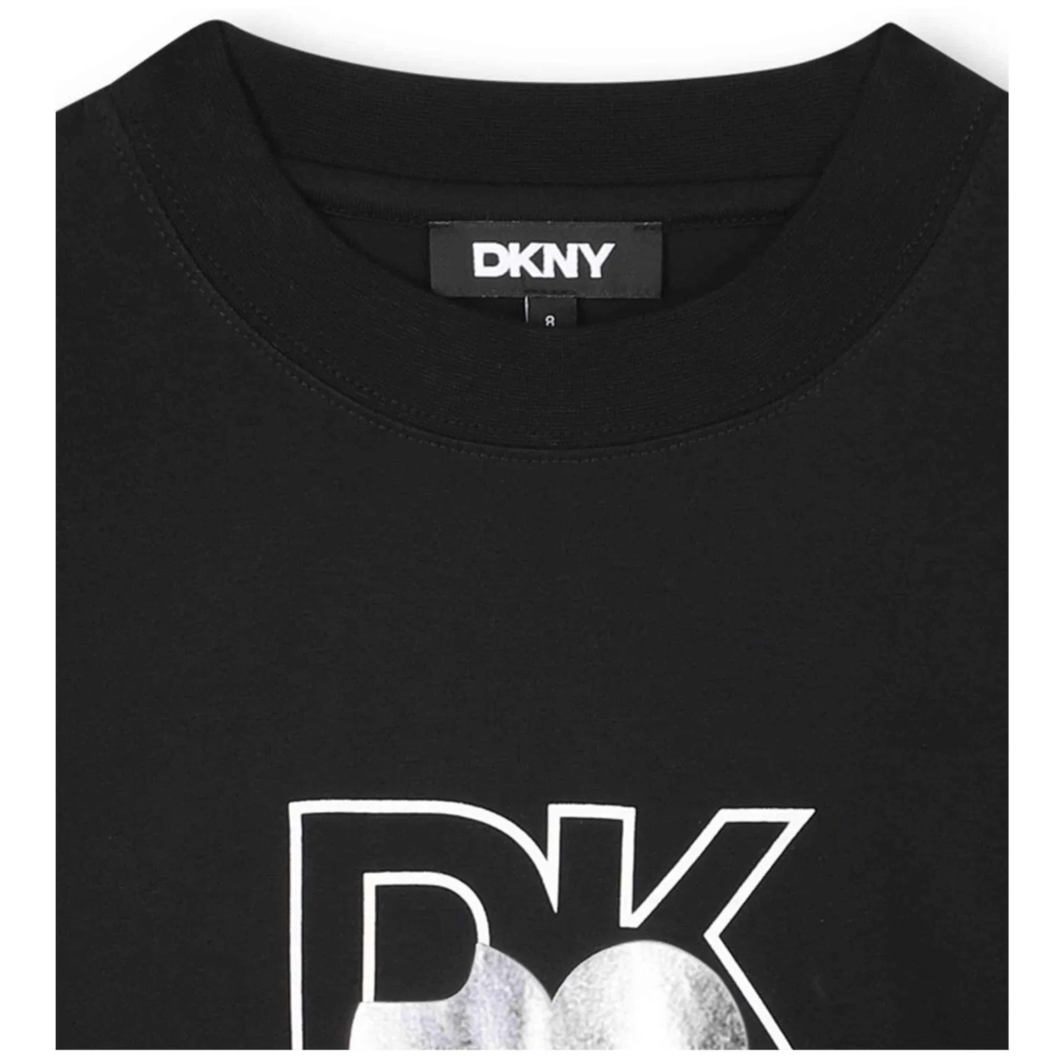 Детская футболка с коротким рукавом Dkny D62417_09B, Schwarz — фото 3