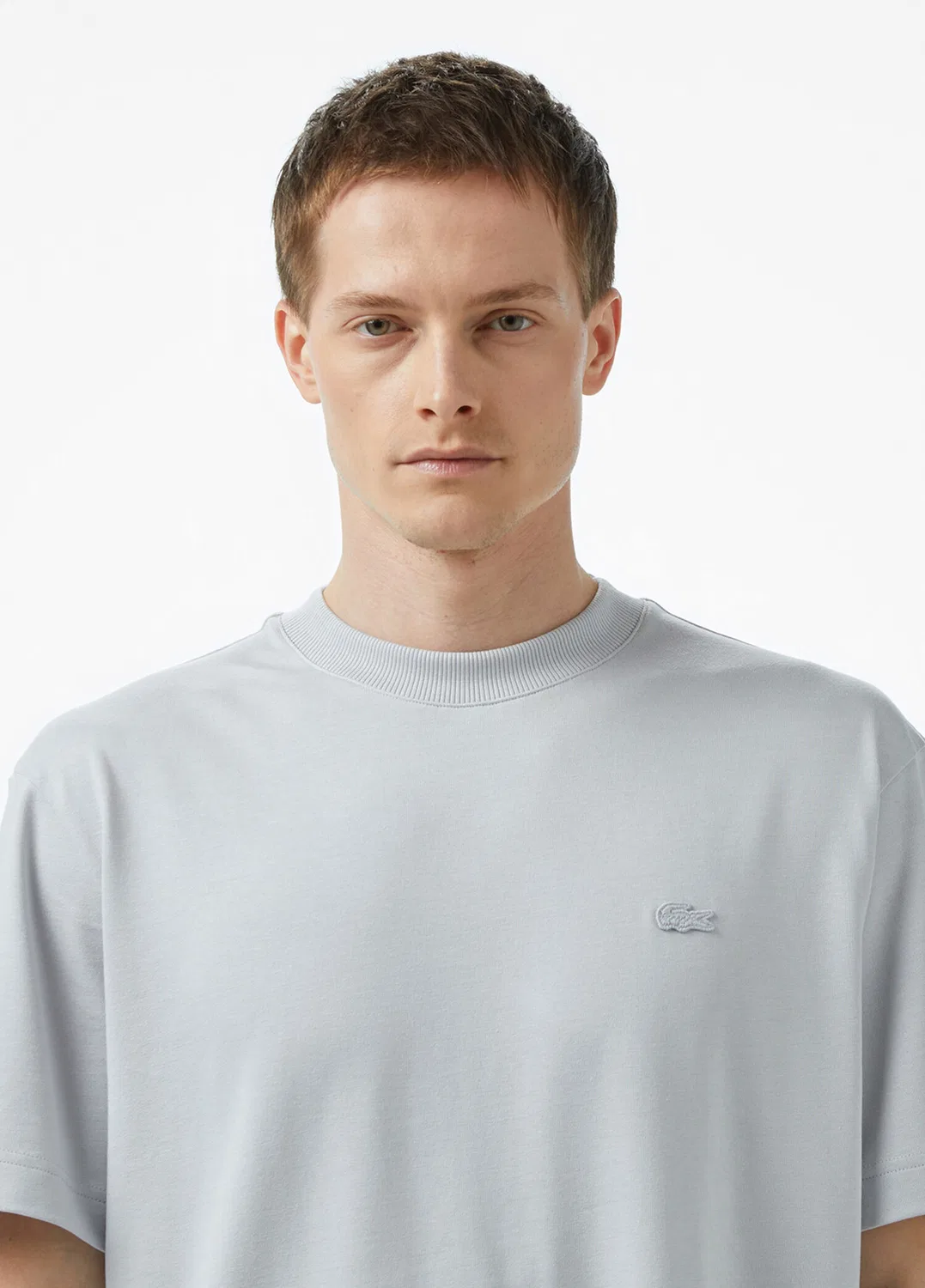Футболка Lacoste Relaxed Fit, серый — фото 2