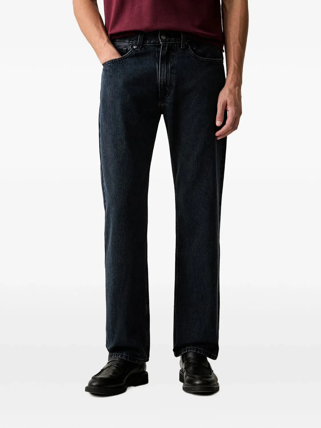 Джинсы 555 свободного кроя синие Levi's, синий
