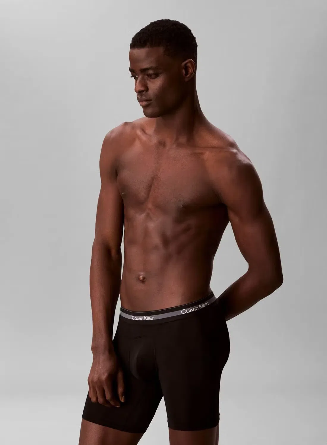 Боксеры-брифы с дышащей сеткой, 3 шт, Icon Tech Sport, Calvin Klein, черный — фото 2