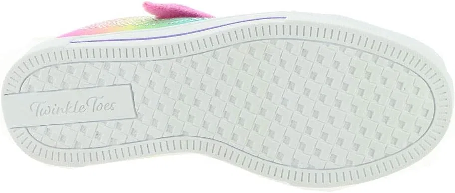 Детские кроссовки для девочек Winged Magic Skechers, Hot Pink/Multi — фото 4