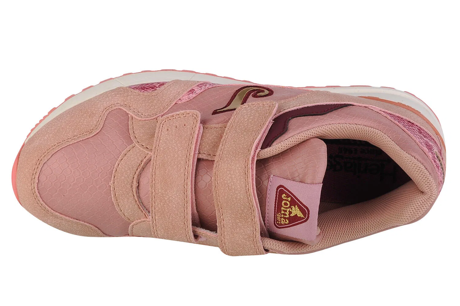 Детские кроссовки для девочек с технологией Durability Joma 6100 Jr 22 J6100S, Rosa — фото 3