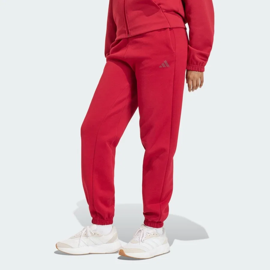 Спортивные брюки с эластичным поясом и карманами adidas Sportswear Future Icons Small Logo, Красный