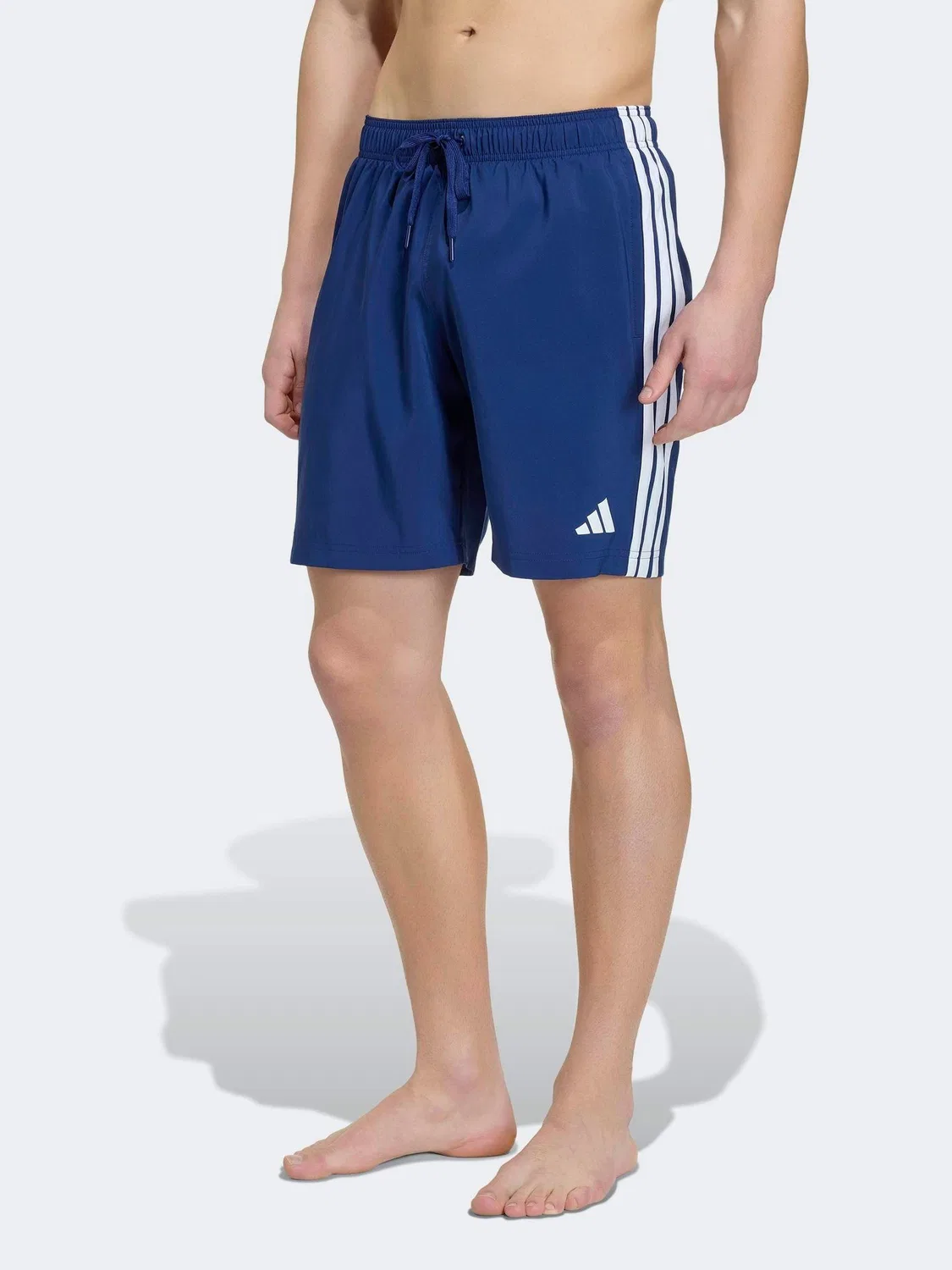 Плавки с тремя полосками, модель 3 Stripes adidas, синий