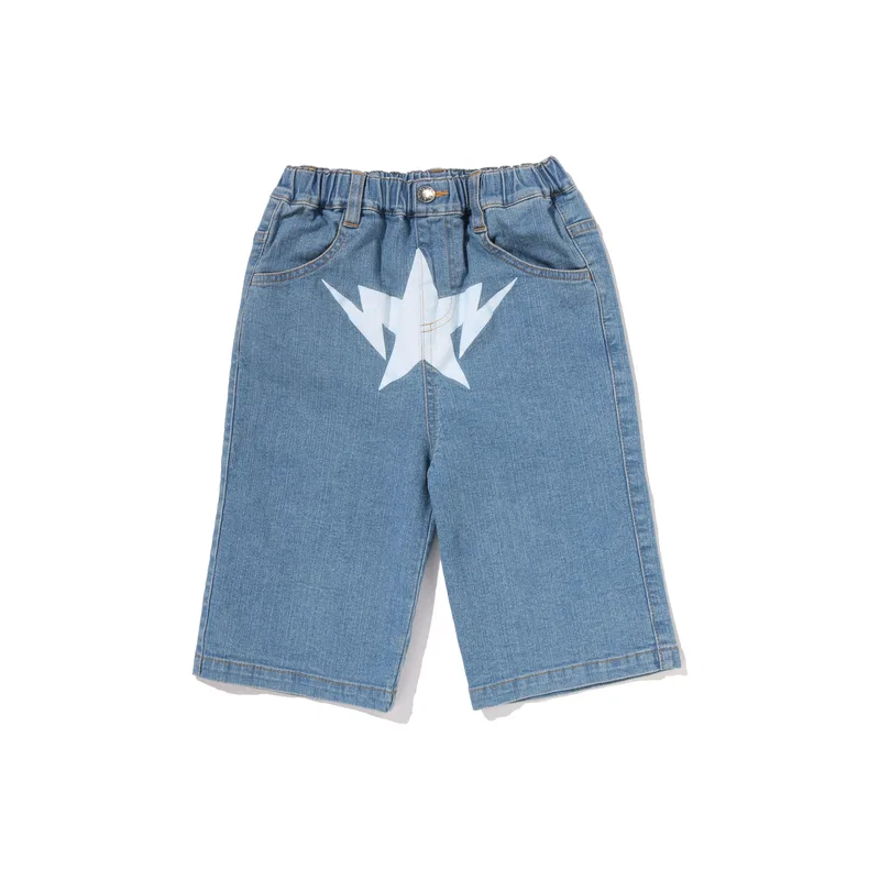 Детские шорты хлопковые A BATHING APE, Blx Blue
