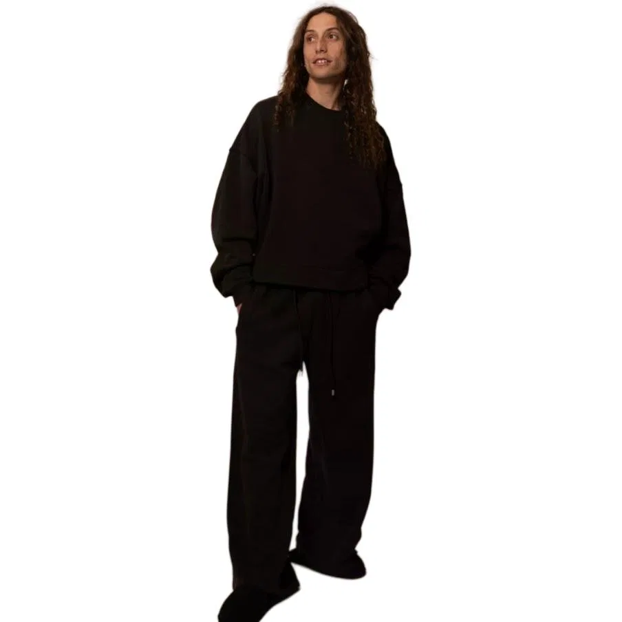 Детский свитшот с круглым вырезом Drew house, Moon Shadow Black