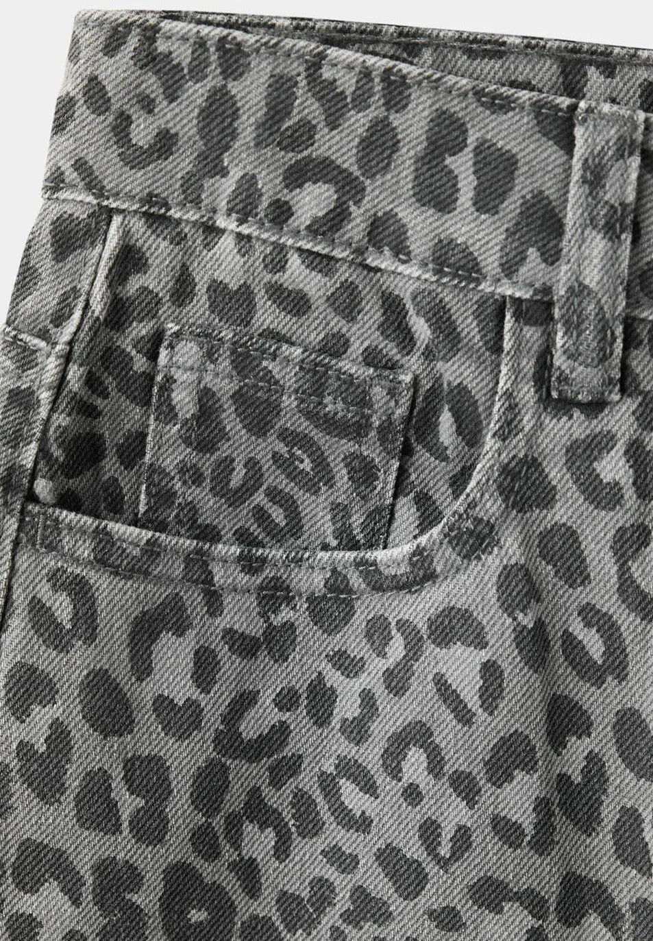 Детские джинсы свободного кроя Mango Kids, Anthracite — фото 3