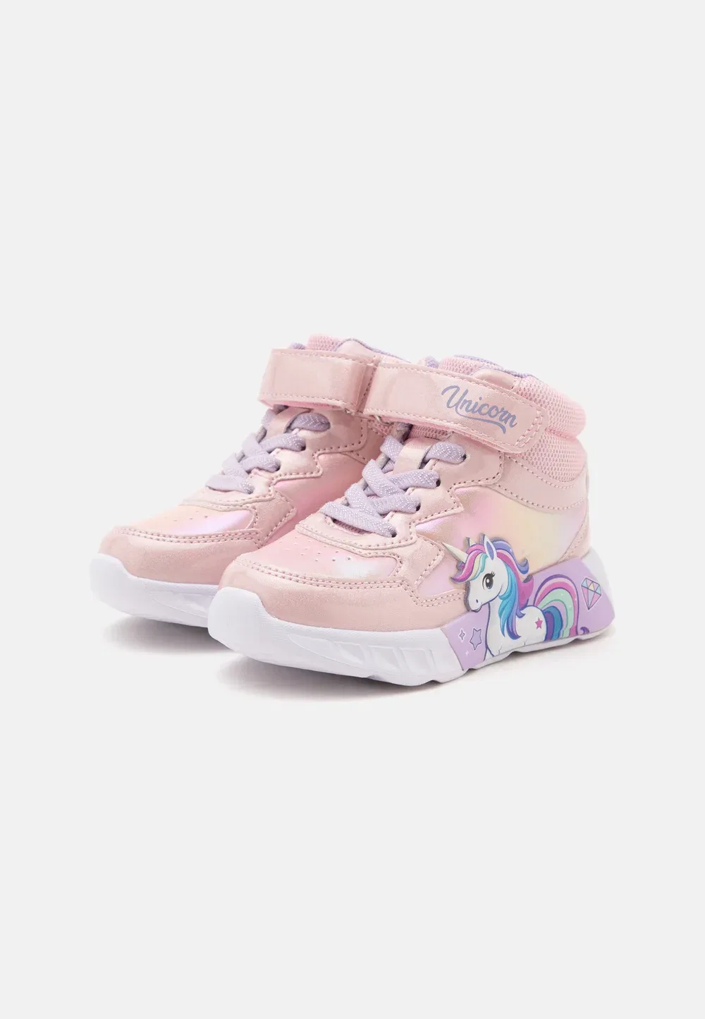 Туфли с мигающим единорогом - высокие кроссовки Friboo By Zalando, Pink — фото 2
