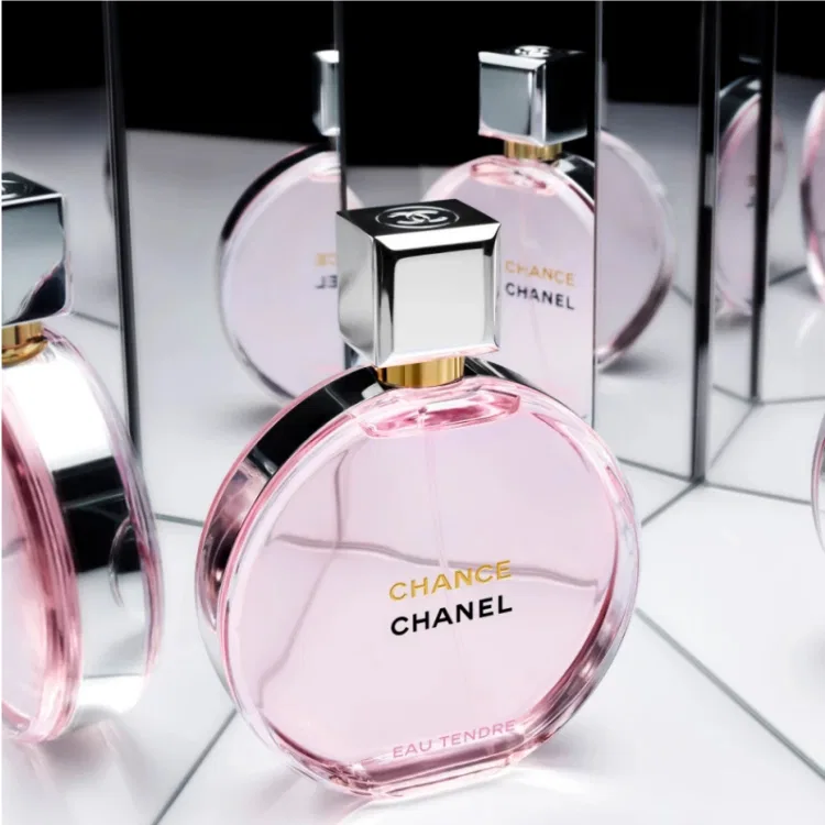Женские духи с фруктово-цветочным аккордом, модель Pink Encounter, CHANEL, 100 мл, розовый — фото 4