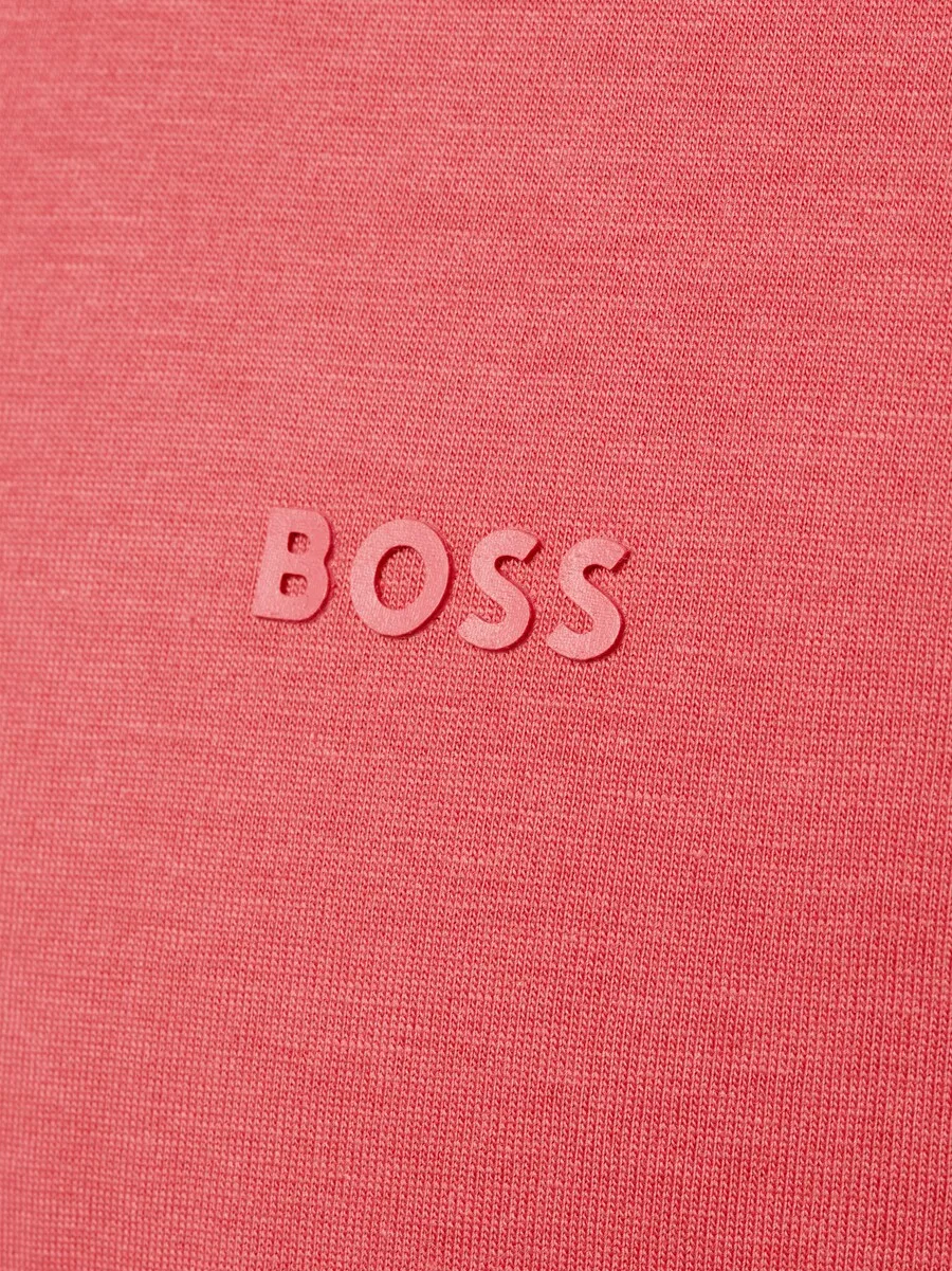 Футболка BOSS Thompson красного цвета — фото 3