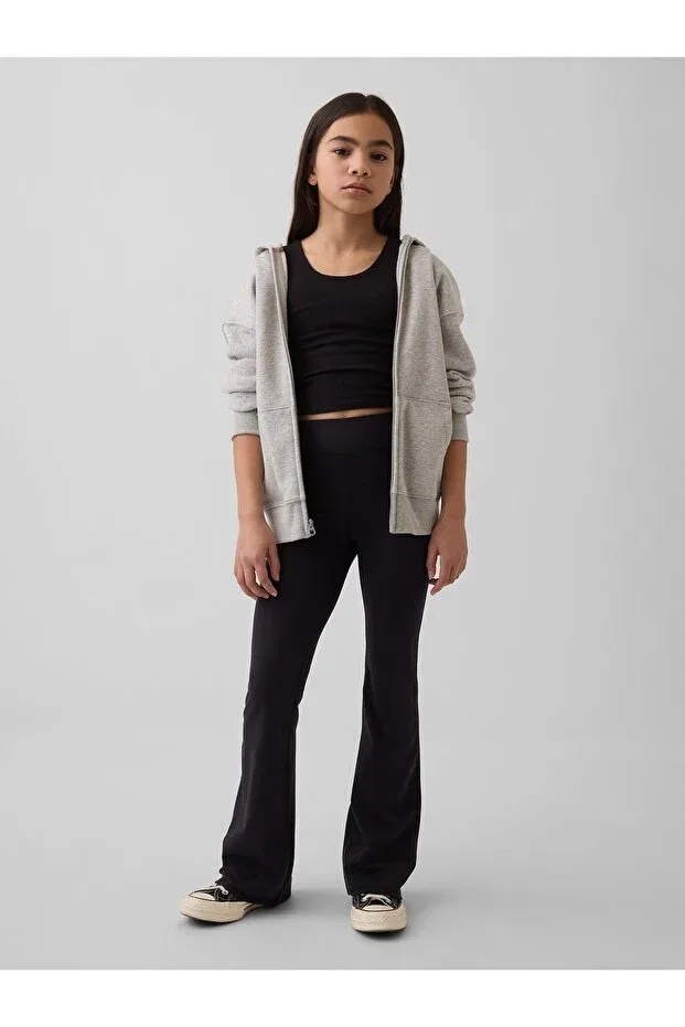 Детские леггинсы для девочек расклешенные Gap, Black