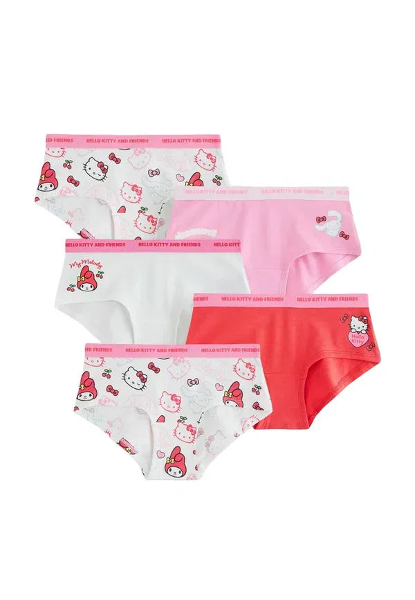 Трусы с принтом Hello Kitty 5-pack Next, red pink, красный/розовый
