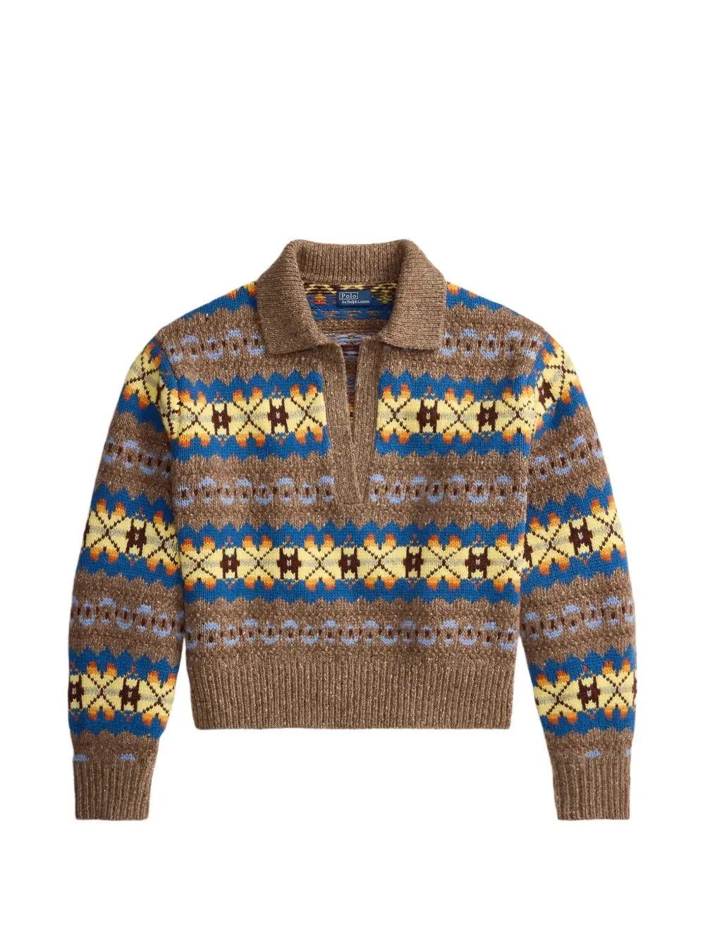 Свитер с длинными рукавами Polo Ralph Lauren, коричневый