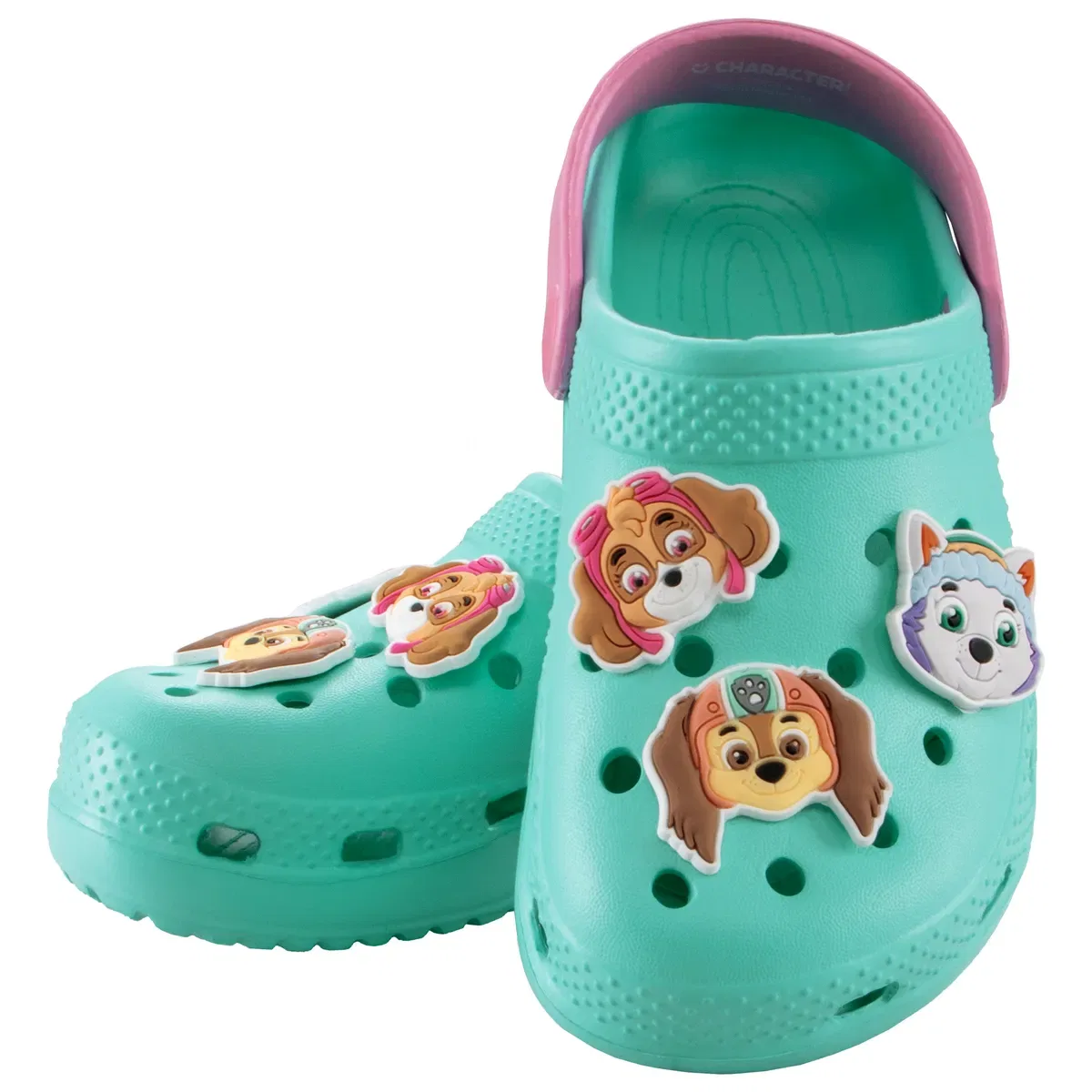 Детские сабо с принтом Everest Liberty and Skye Paw Patrol, Green — фото 2