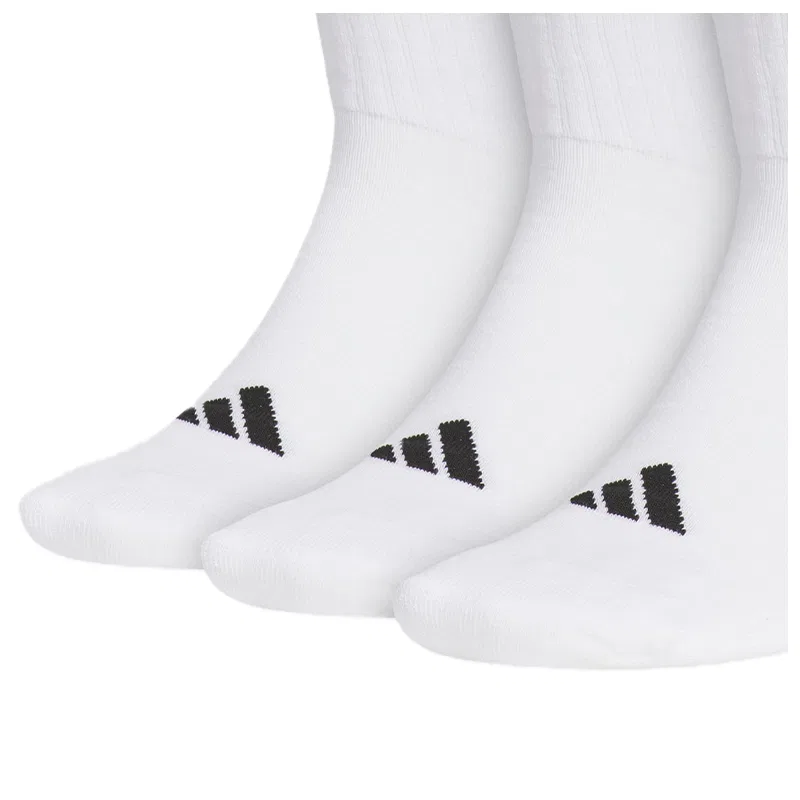 Детские носки с длинным голенищем, комплект из 6 пар, Adidas, Black/White — фото 4