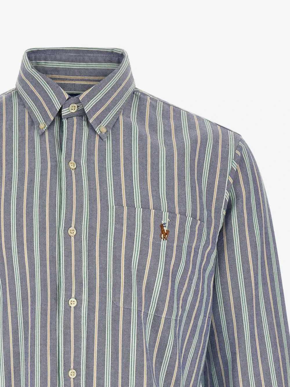 Спортивная рубашка Оксфорд POLO RALPH LAUREN, серый — фото 3