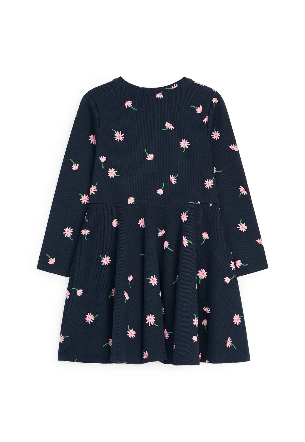 Платье из трикотажа с принтом - трикотажное платье Arket, Dark Blue — фото 2
