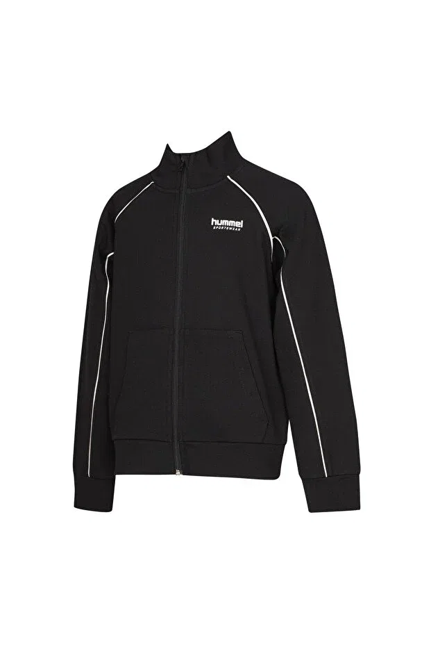Детские свитшот на молнии для девочек с длинным рукавом Hummel, Black