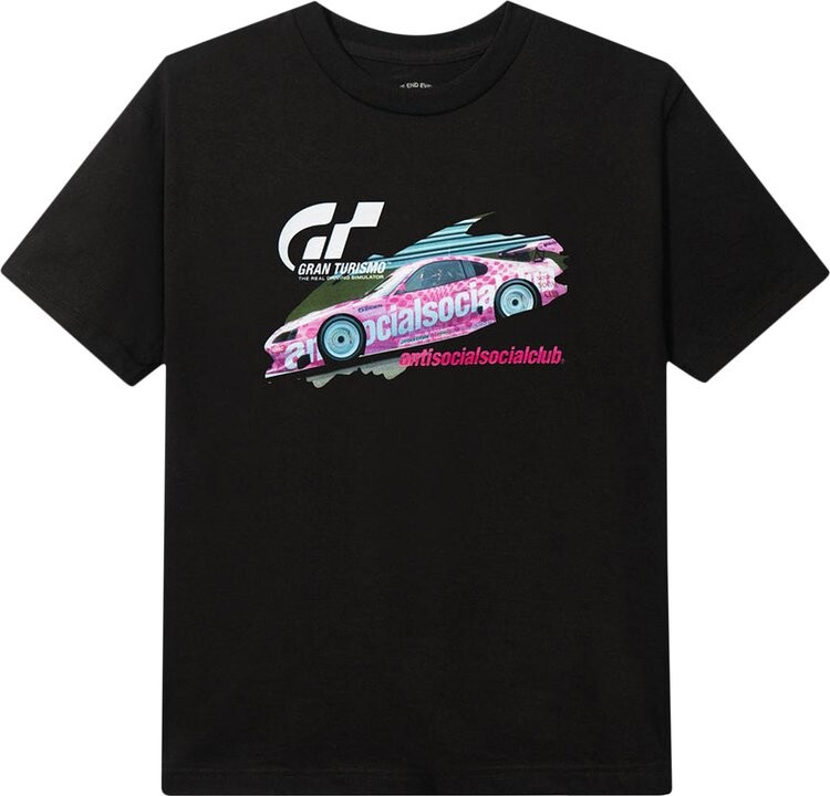 

Футболка Anti Social Social Club x Gran Turismo GT500 Tee 'Black', черный