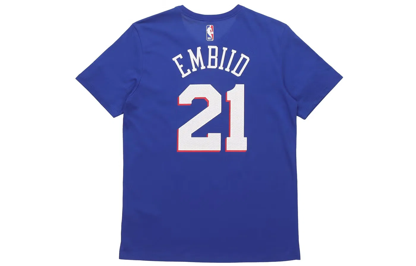 Джерси баскетбольное с принтом Joel Embiid Nike, темно-синий — фото 2