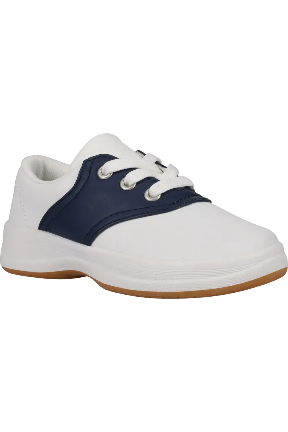 Детские кеды на шнуровке School Days Keds, белый/темно-синий