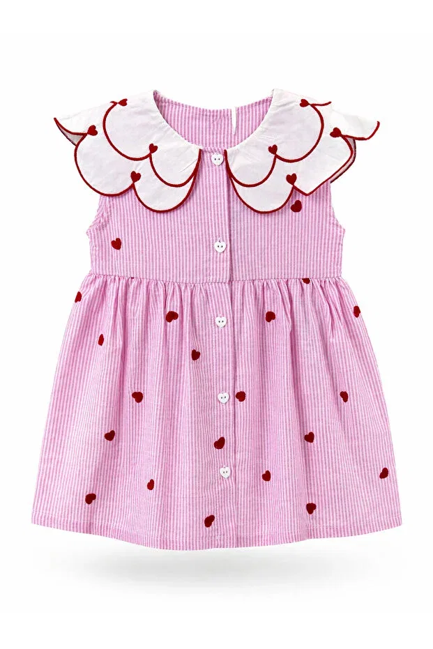 Детское платье для девочек с принтом Pufiko Kids, Pink — фото 2