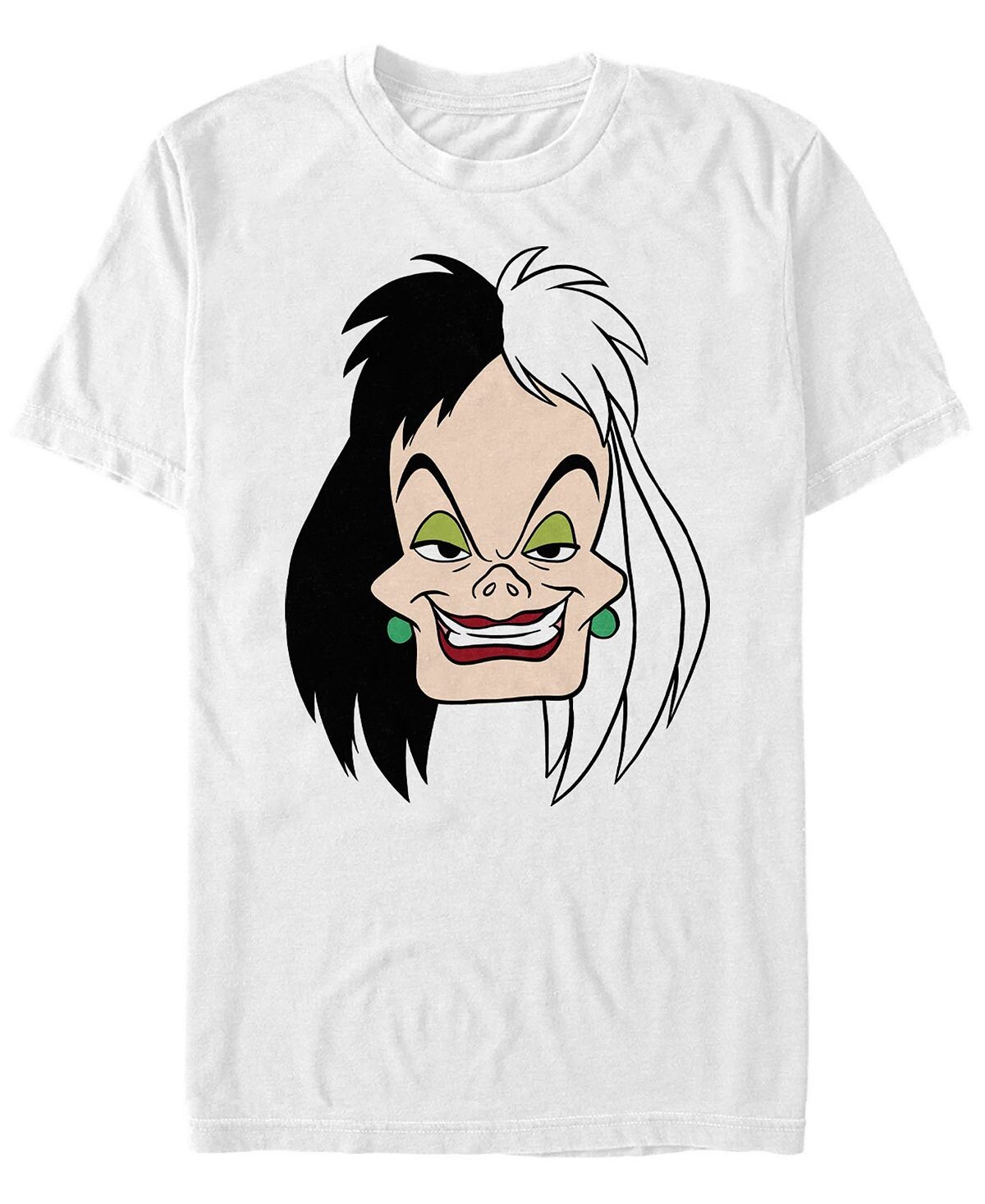 

Мужская футболка с коротким рукавом cruella big face Fifth Sun, белый