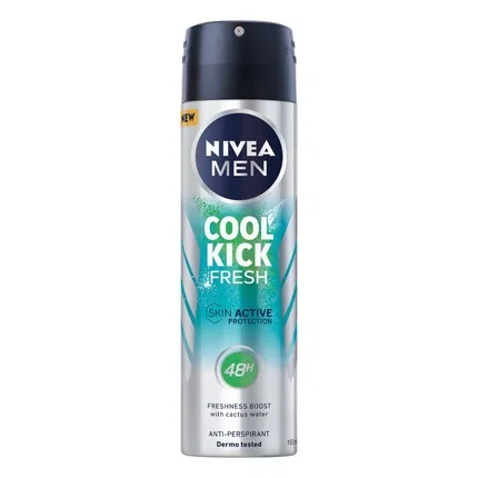 Антиперспирант-спрей охлаждающий Nivea Men Cool Kick Fresh, 150 мл