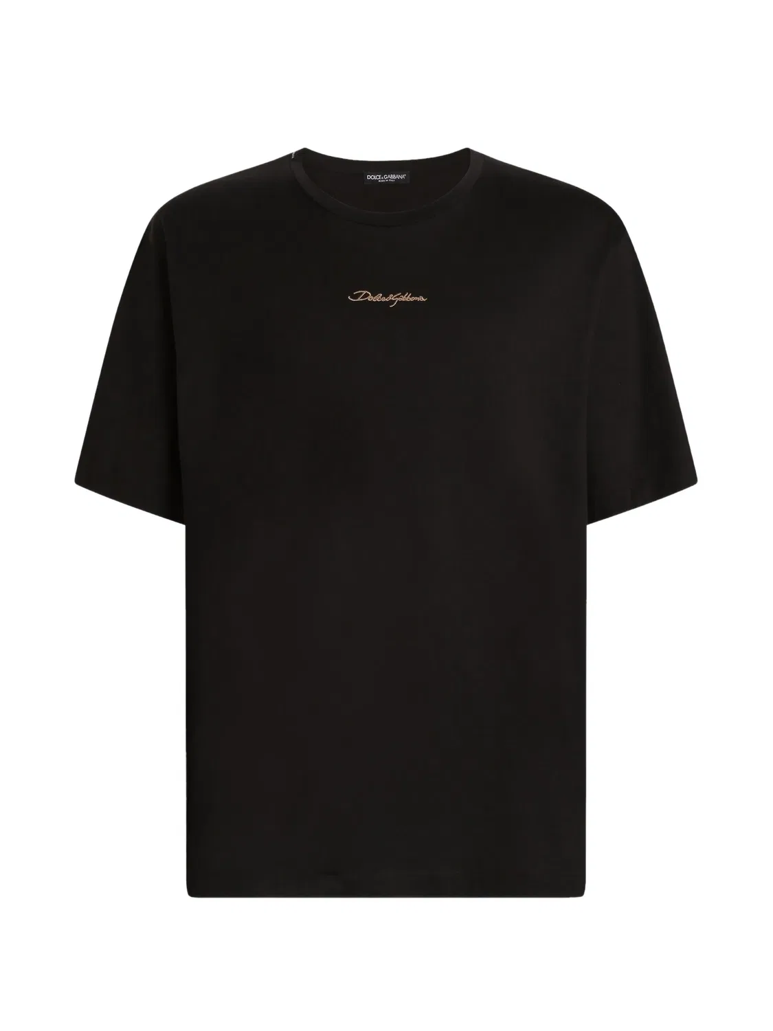 Футболка хлопковая коричневого цвета Dolce & Gabbana, коричневый