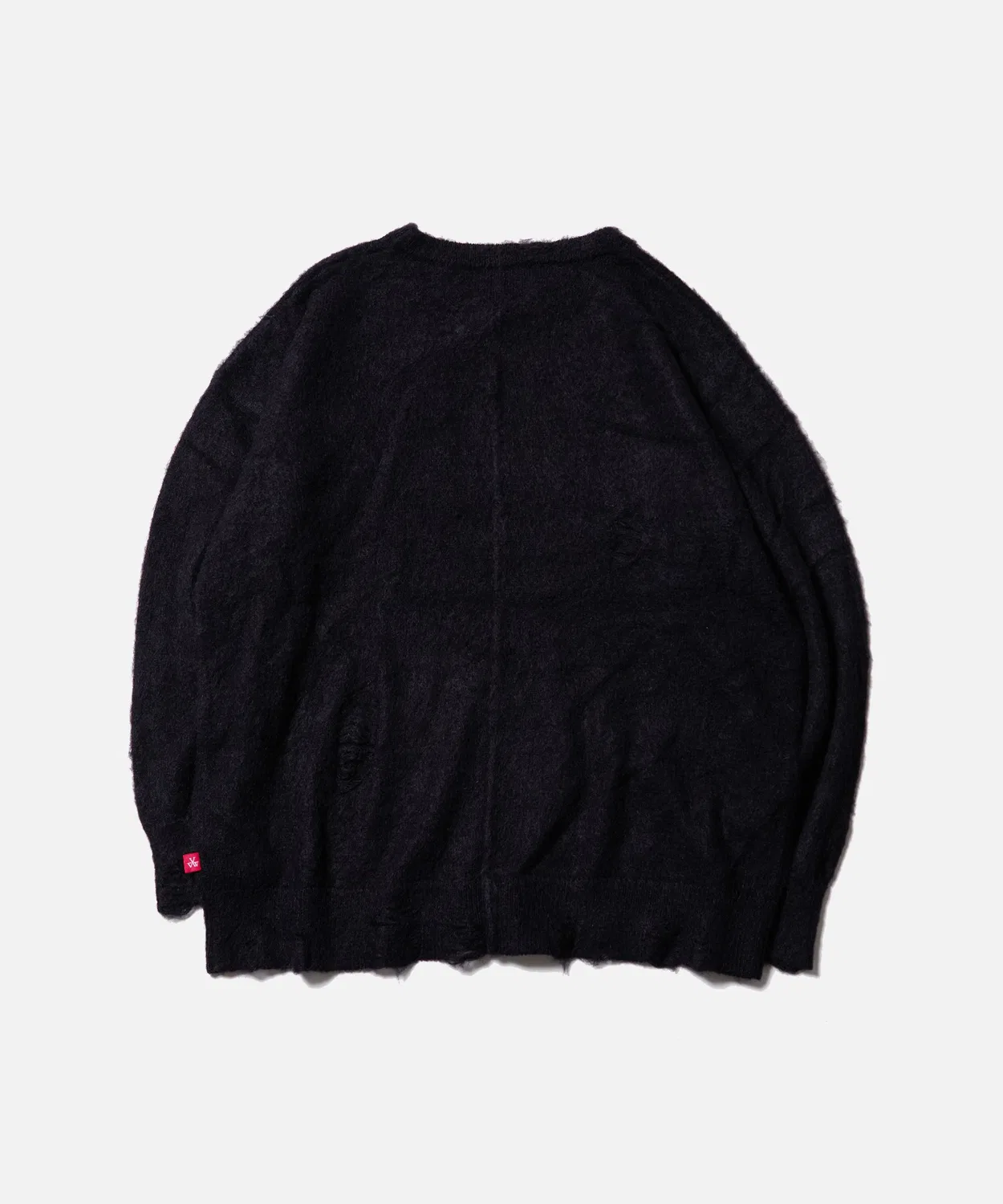 Детский свитер с длинным рукавомNANCY MOHAIR VIRGOwearworks, Black — фото 4