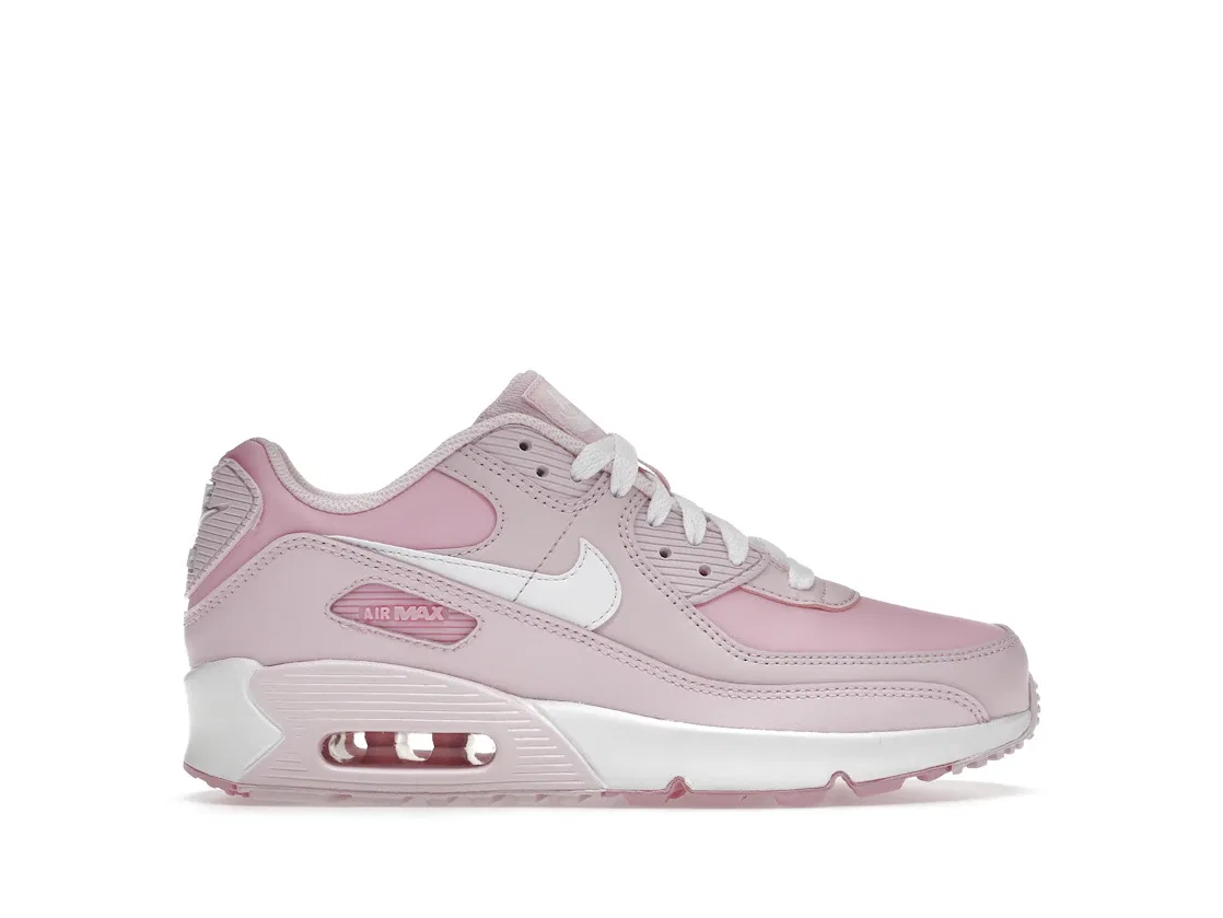Детские кроссовки для повседневной носки Nike Air Max 90 Nike, Pink Foam/White-Pink