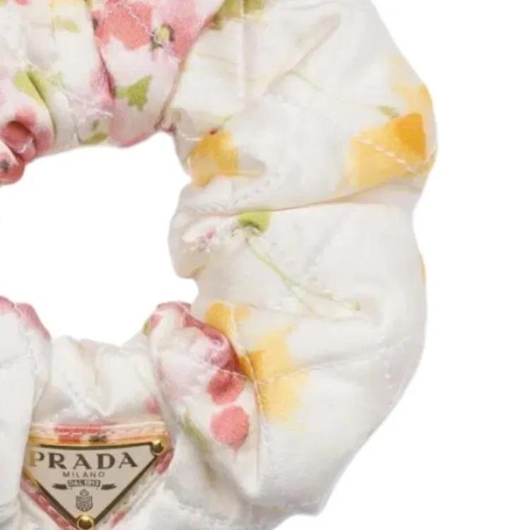Заколка для волос с цветочным принтом Prada, Multicolor — фото 2