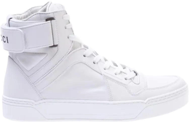 

Кроссовки Gucci High Top Great White, белый