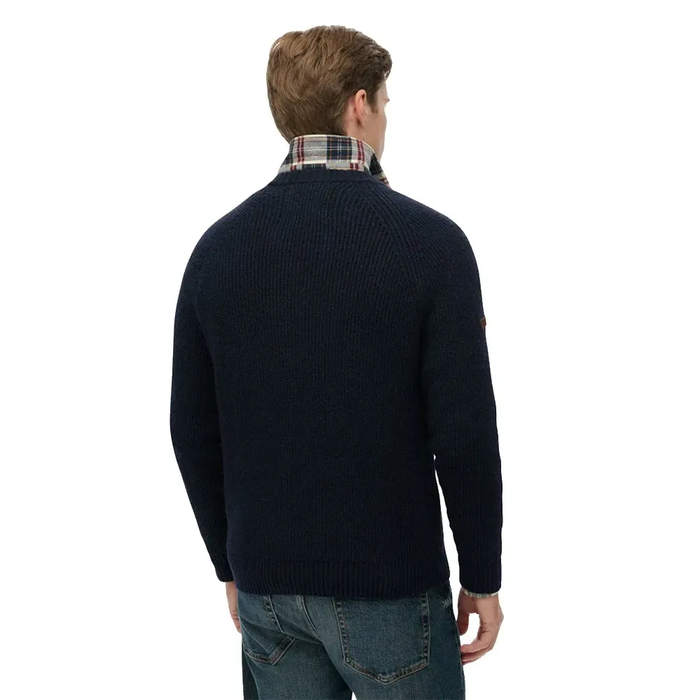 Свитер Chunky Raglan Superdry, черный — фото 2