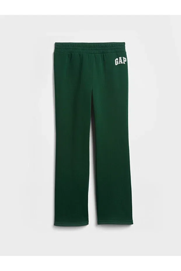 Детские спортивные штаны для девочек с принтом Gap, Green-002