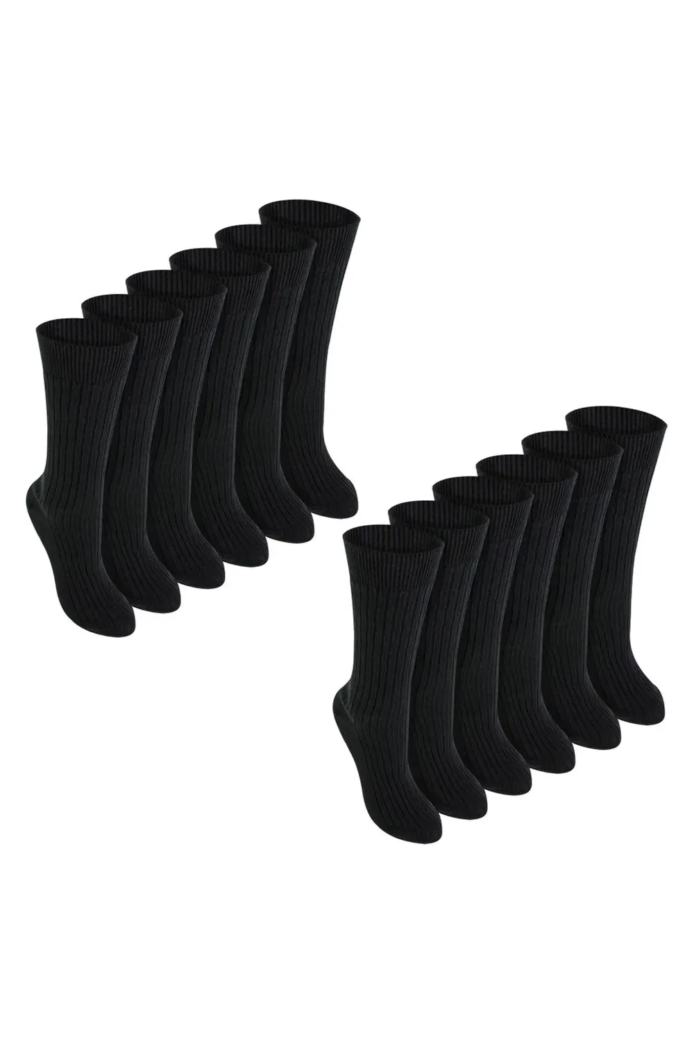 Хлопковые носки с свободным верхом Sock Snob, Black