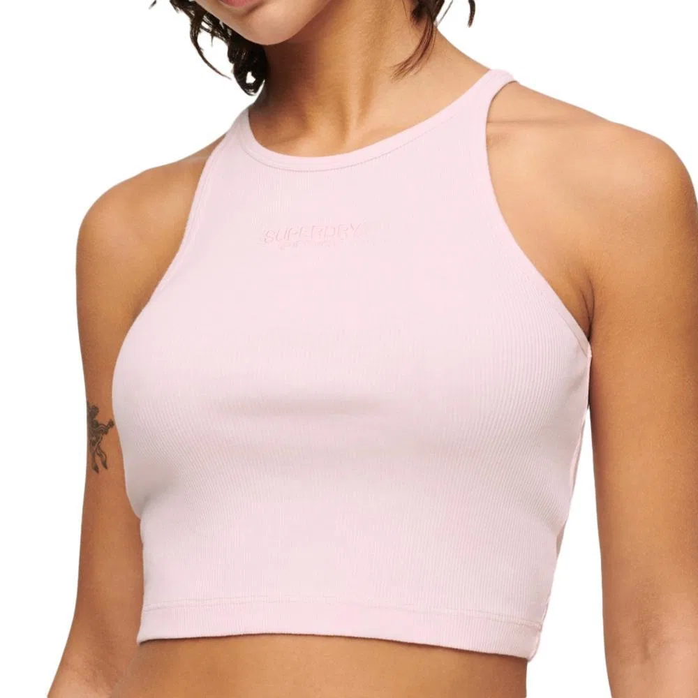Женский топ с вышивкой Racerback Superdry, Роза