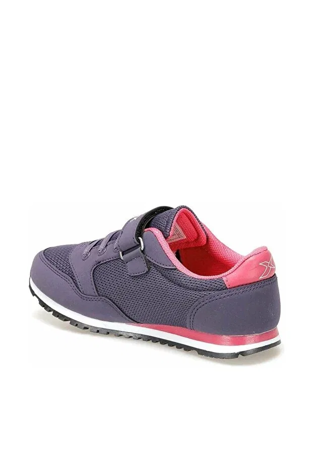 Детские кроссовки для девочек на липучках Kinetix, Purple Fuchsia White — фото 3