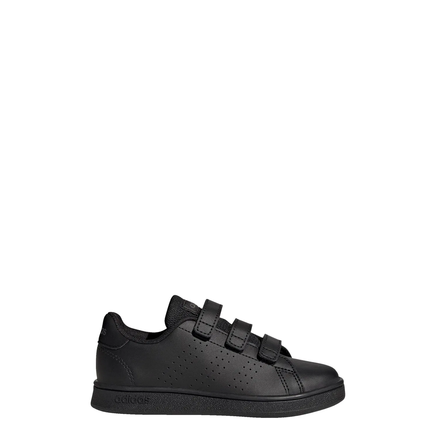 Детские кроссовки с липучкой Advantage Court Lifestyle Hook-and-Loop Adidas, Schwarz Grau — фото 2