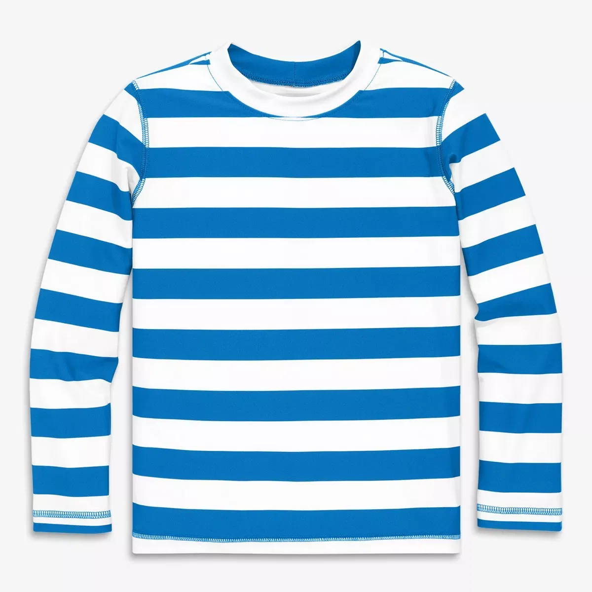 Детская рашгард для мальчиков с длинным рукавом Primary, Blueberry White Stripe
