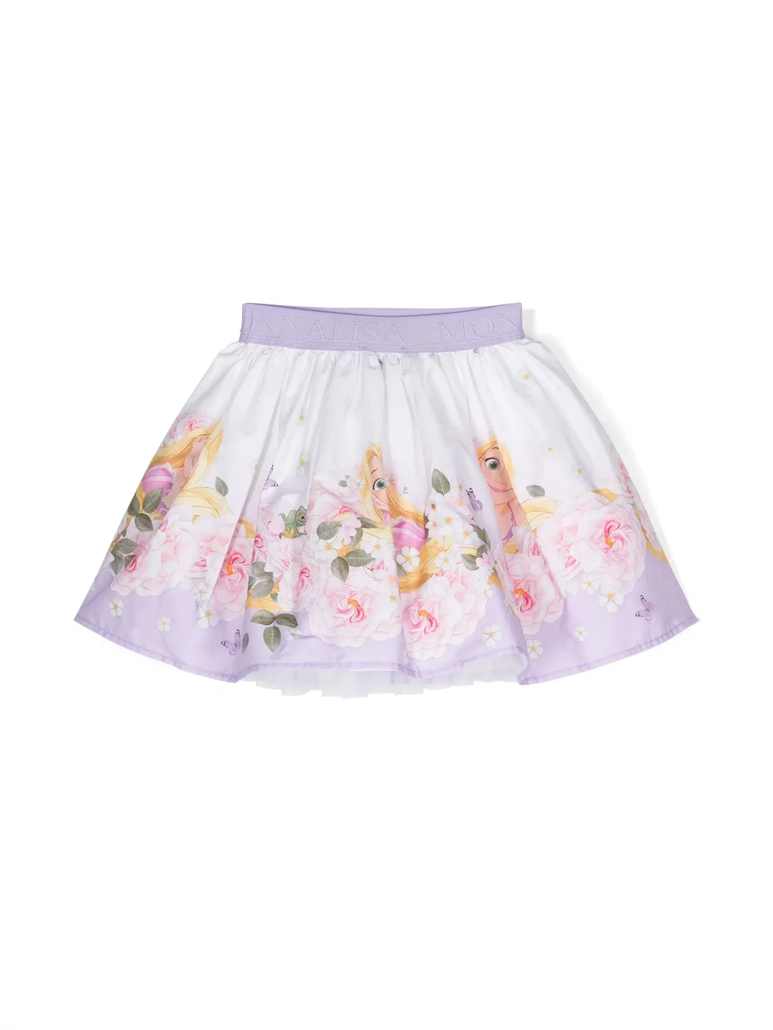 Юбка x Disney из хлопка Monnalisa, фиолетовый — фото 2
