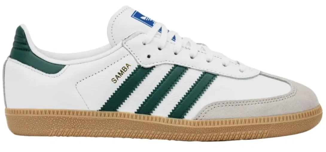 Детские кроссовки для мальчиков с принтом Samba Adidas, Collegiate Green