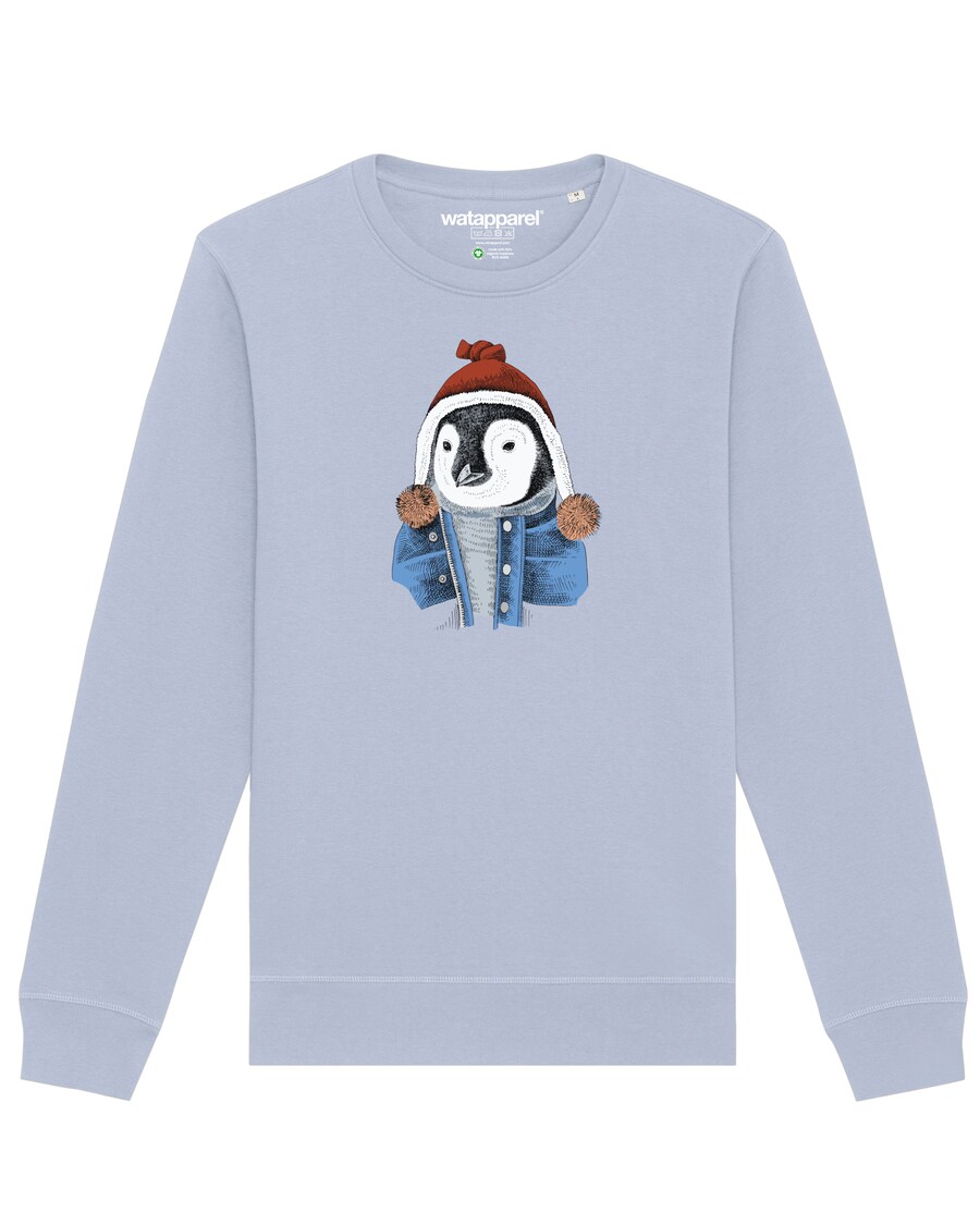 

Толстовка Watapparel Pinguin, светло-синий
