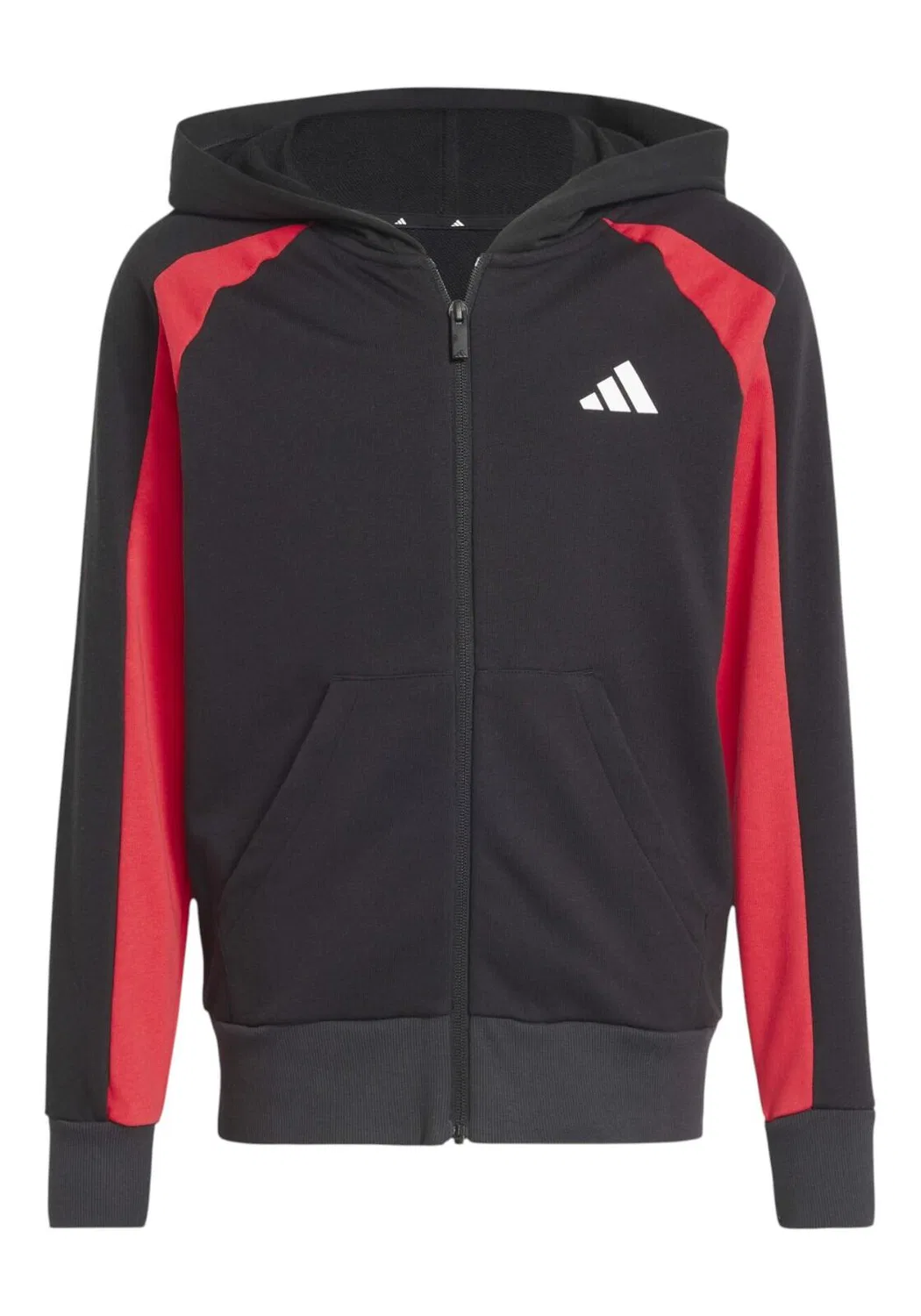 Детский спортивный костюм с цветными вставками Colorblock FT Tracksuit Adidas, Schwarz — фото 2
